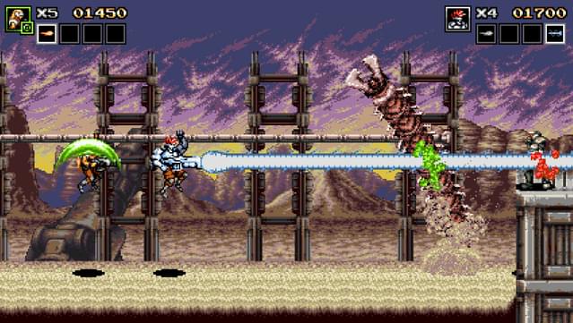 Blazing Chrome Gameplay Screenshot