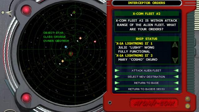 X-Com: Interceptor Gameplay Screenshot