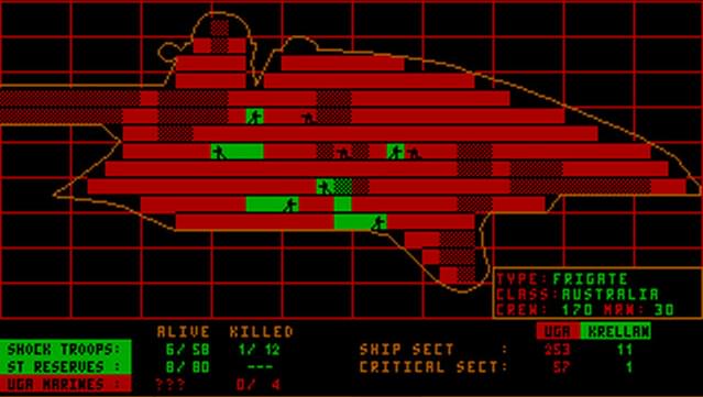 STAR FLEET II – Krellan Commander Version Gameplay Screenshot