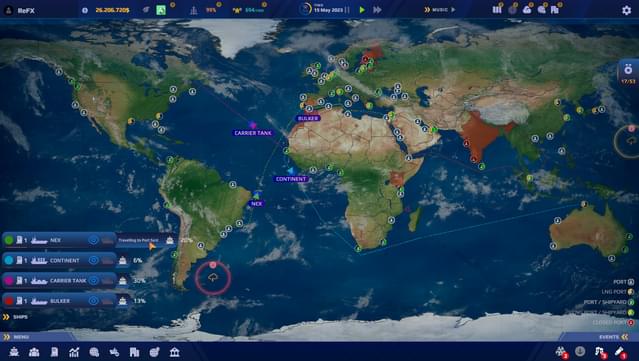 SeaOrama: World of Shipping Gameplay Screenshot