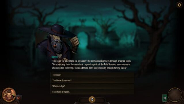 Dawncaster | The RPG Cardventure Gameplay Screenshot