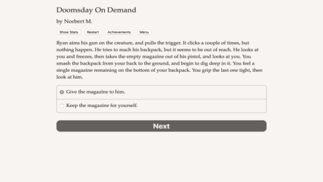 Doomsday On Demand PC Screenshot