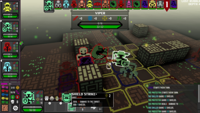 Dungeon Reels Tactics Gameplay Screenshot