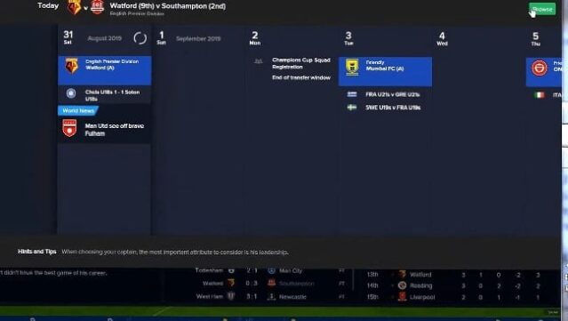 Football Manager PC Screenshot