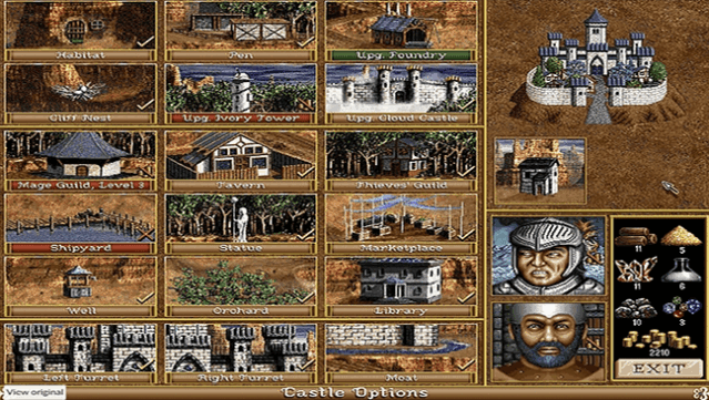 Heroes of Might and Magic PC Screenshot