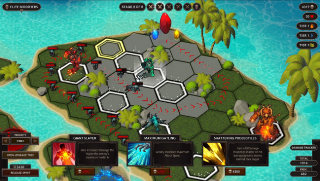 Spirits of the Hellements – TD Gameplay Screenshot